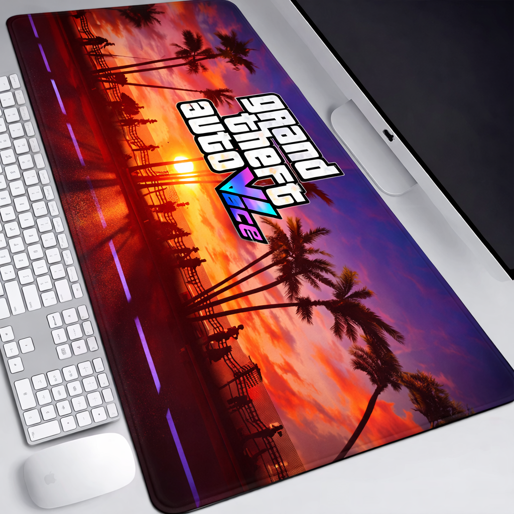 Tapis de souris gaming XXL – Design Sunset Drive